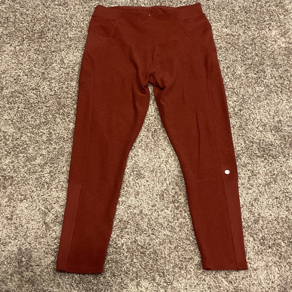 Apana Rich Brown Leggings, Size L